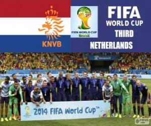 Puzzle Ολλανδία 3 που ταξινομούνται από τη Βραζιλία 2014 Παγκόσμιο Κύπελλο ποδοσφαίρου